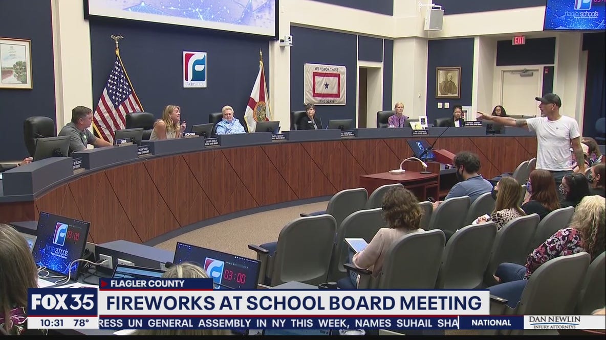 Fireworks at Flagler County School Board meeting